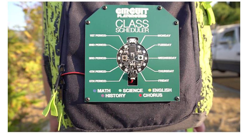 Circuit Playground Class Scheduler