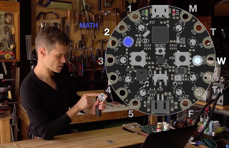 Circuit Playground Class Scheduler