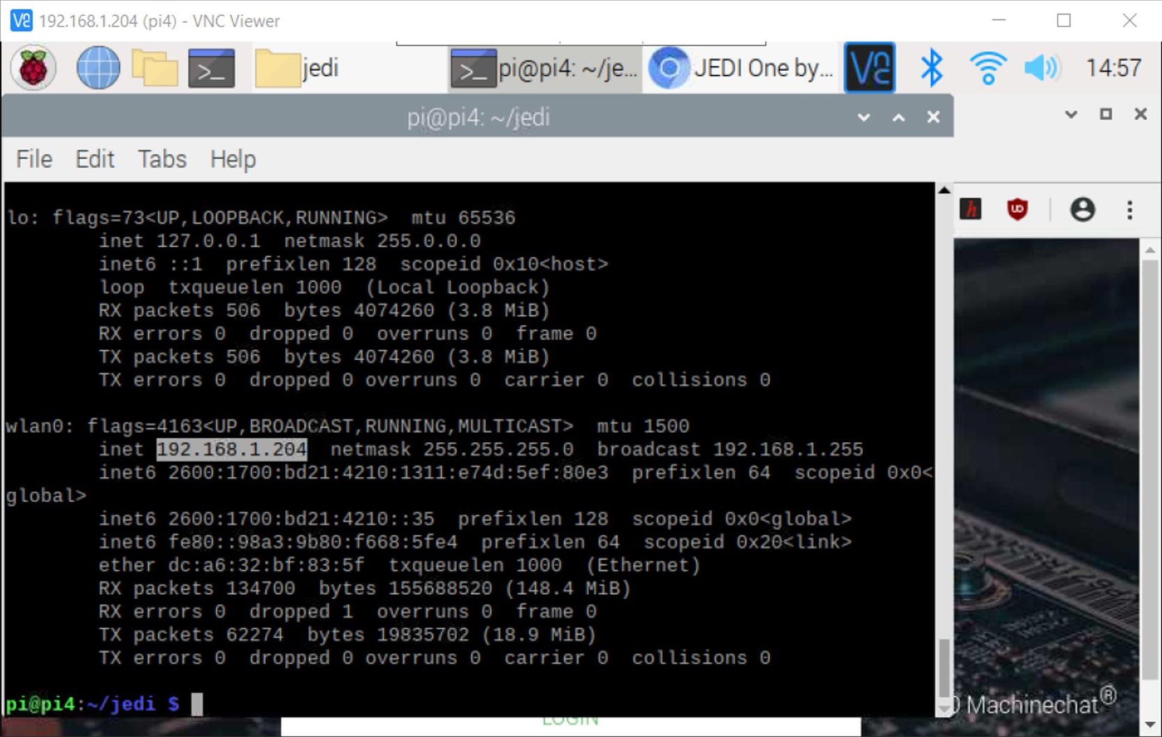 Get Raspberry Pi IP Address
